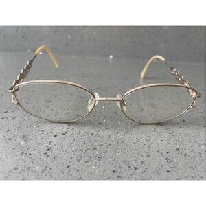 Tura Mod. 915 Eyeglasses Frames ONLY 52-17-135 Gold Full rim Japan oval Vintage
